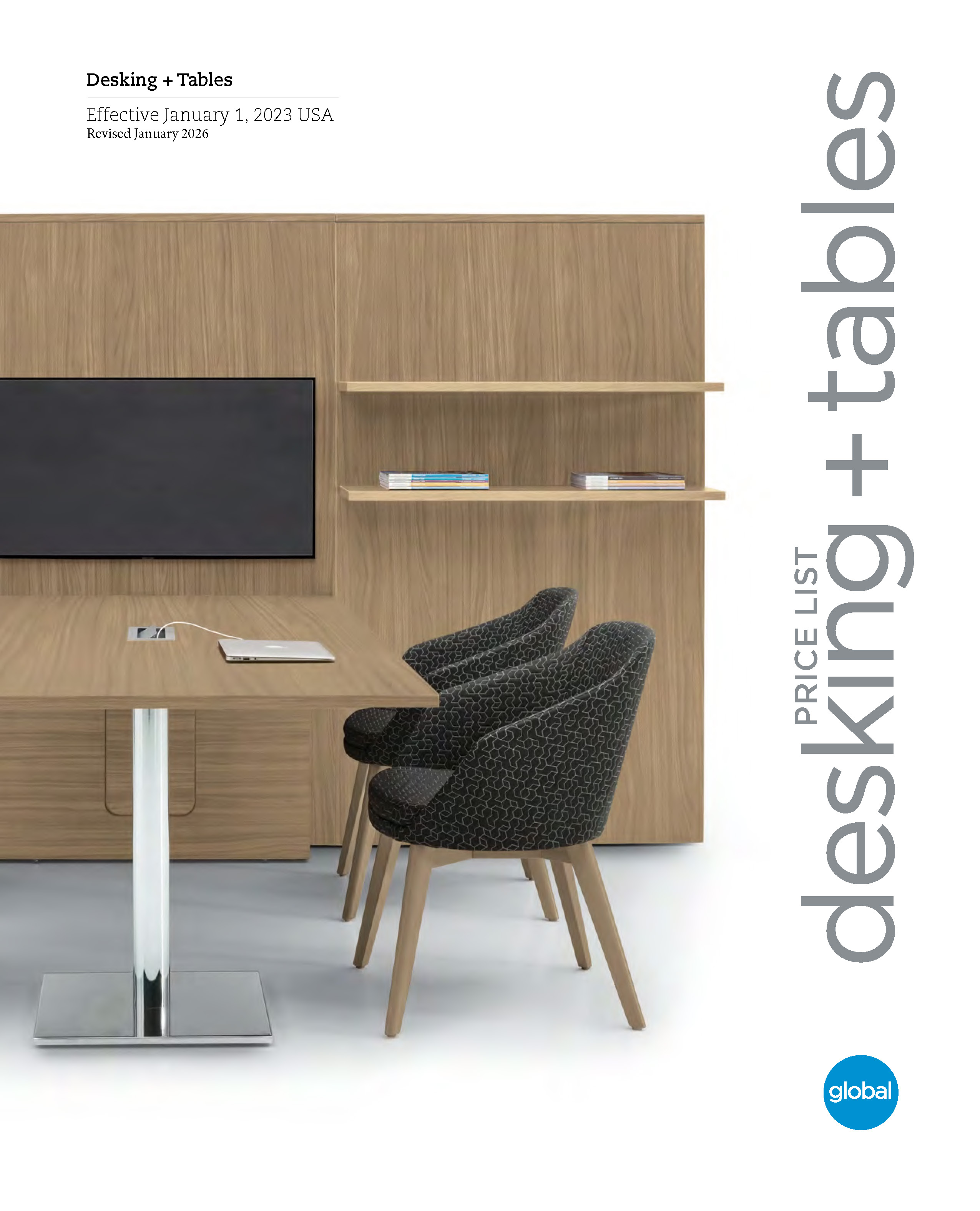 Desking + Tables Pricelist